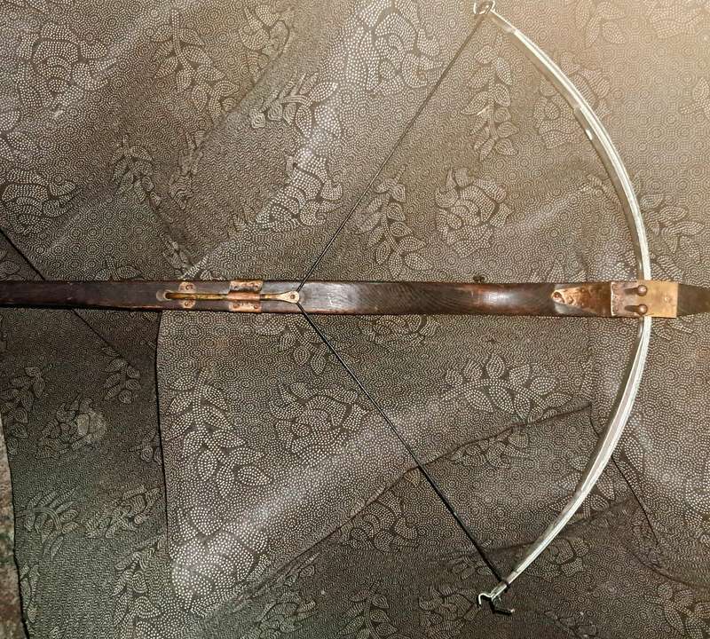 Rare 14th century crossbow made in spain