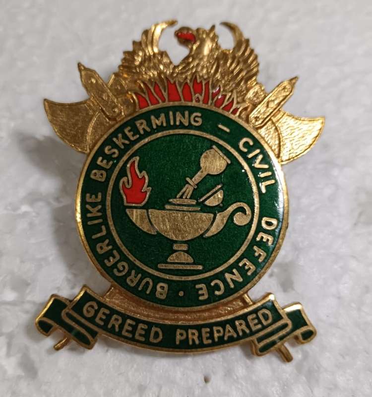 SADF - Cival Defence Cap Badge