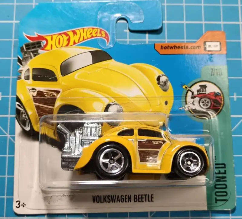 Volkswagen Beetle - 2017 Hot Wheels Tooned - Yellow VW Bug