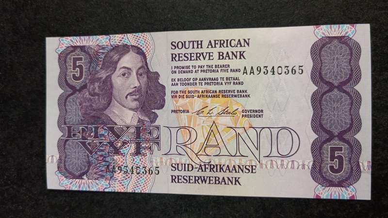 Christmas R1 Auction - Stals R5 note