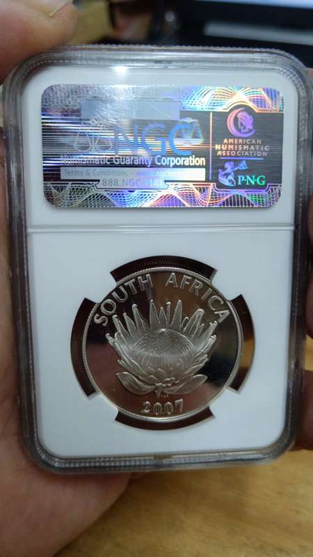 FW de Klerk 2007 R1 graded PF68