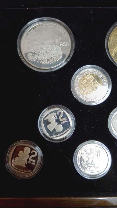 2019 25 years of Constitutional Democracy 8 coin proof set
