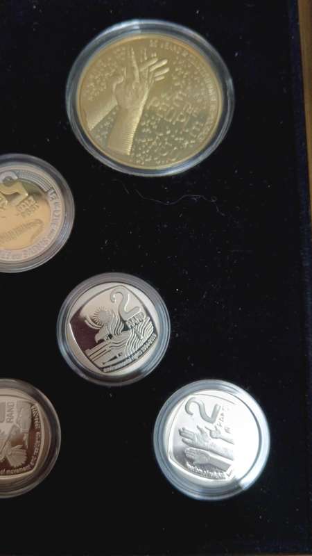 2019 25 years of Constitutional Democracy 8 coin proof set