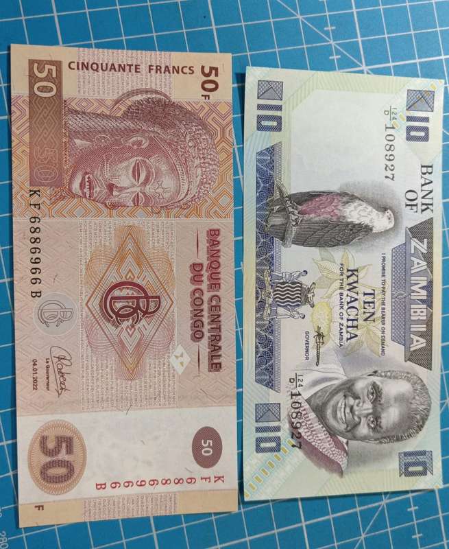 Congo pair of notes