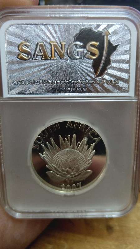 Mandela 2007 SIlver R1 graded MS64