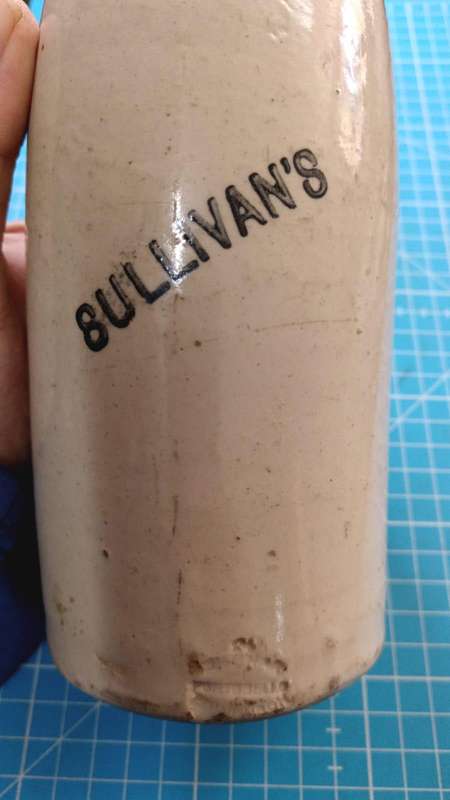 Sullivans Ginger Beer Vintage bottle