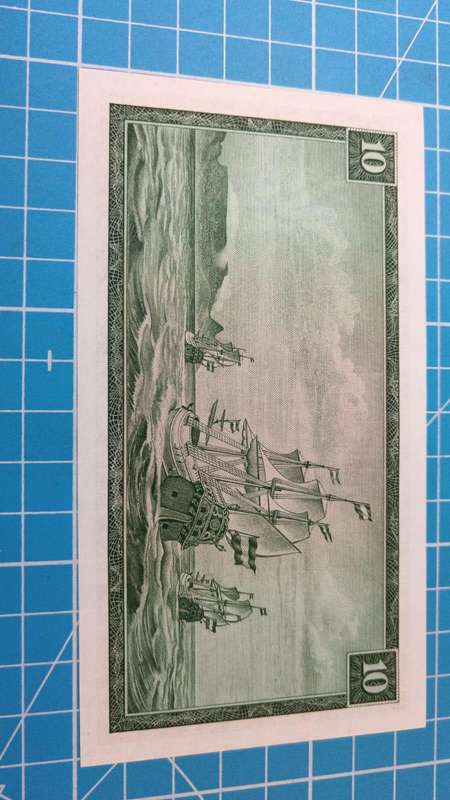 G Rissik R10 note from 1966