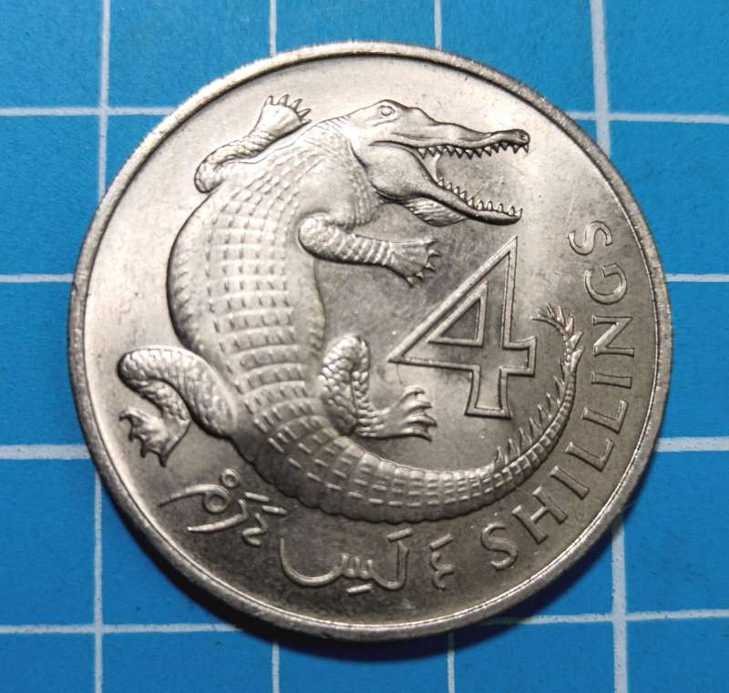 Gambia 1966 4 Shillings