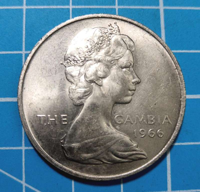 Gambia 1966 4 Shillings
