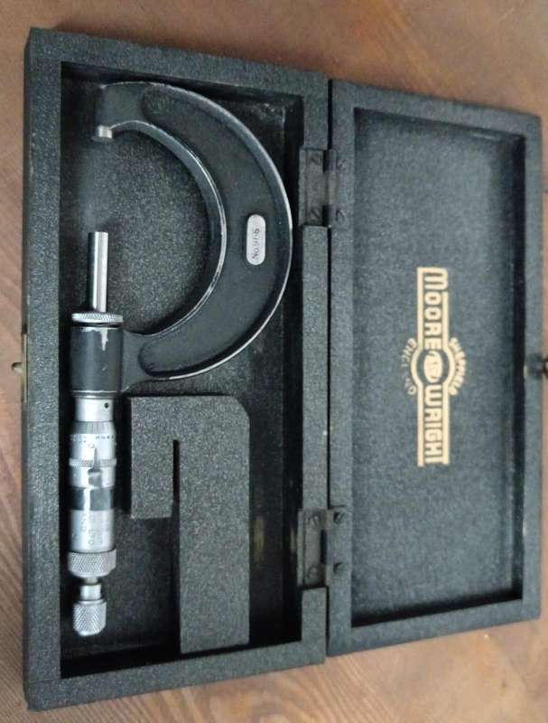 Vintage Moore and Wright Micrometer