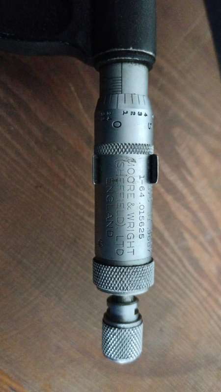 Vintage Moore and Wright Micrometer