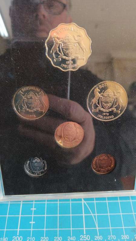 Botswana 1976 First coin set