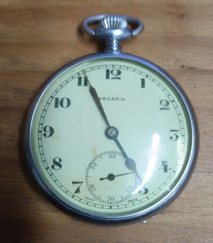 Vintage Arcadia Pocket Watch
