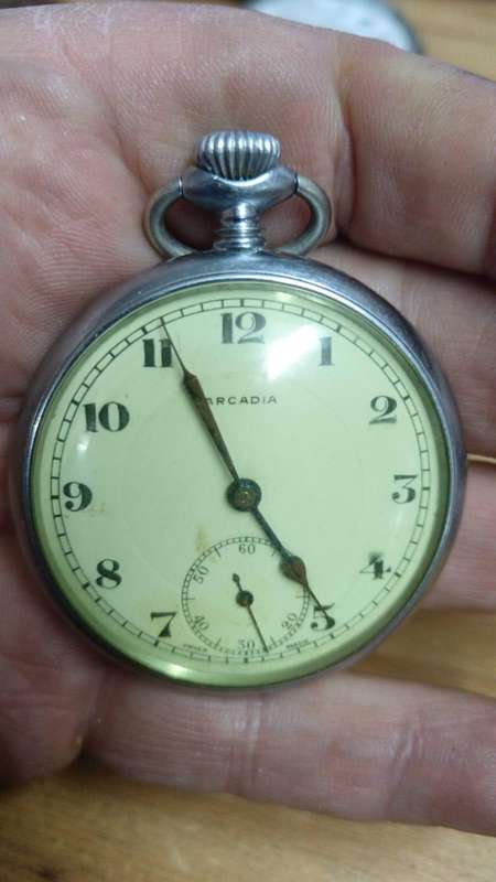 Vintage Arcadia Pocket Watch