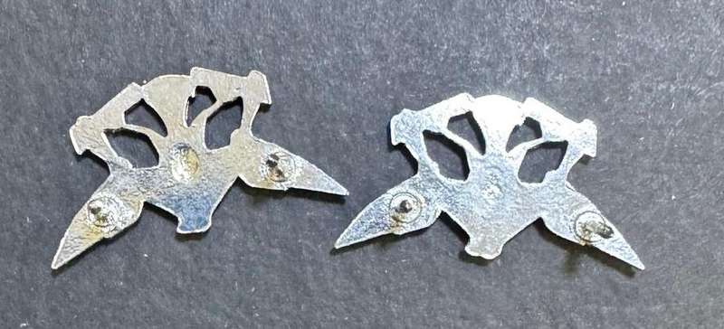 SADF - Regiment De Wet Collar Badges ( Mess Dress )