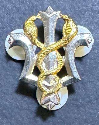 SADF - Medical Services Bi-Metal Psychologist Breast Badge