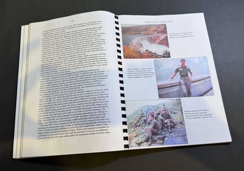 Rhodesia - A4 Size - Playing Soldiers ( Military Memories by Peter Cooper )