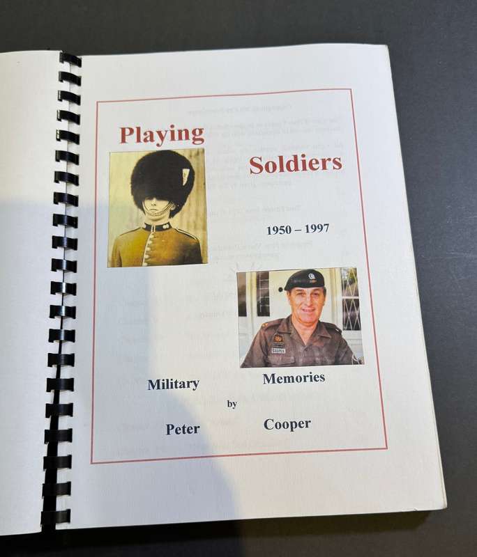 Rhodesia - A4 Size - Playing Soldiers ( Military Memories by Peter Cooper )