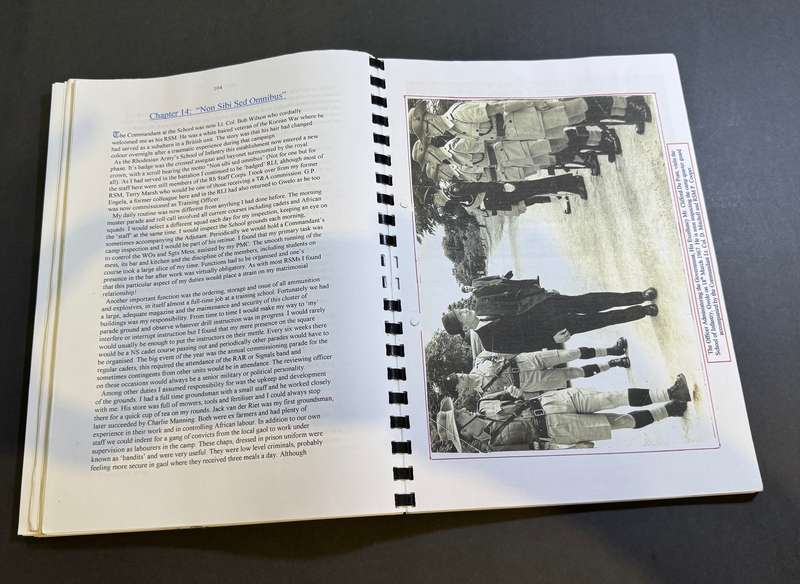 Rhodesia - A4 Size - Playing Soldiers ( Military Memories by Peter Cooper )