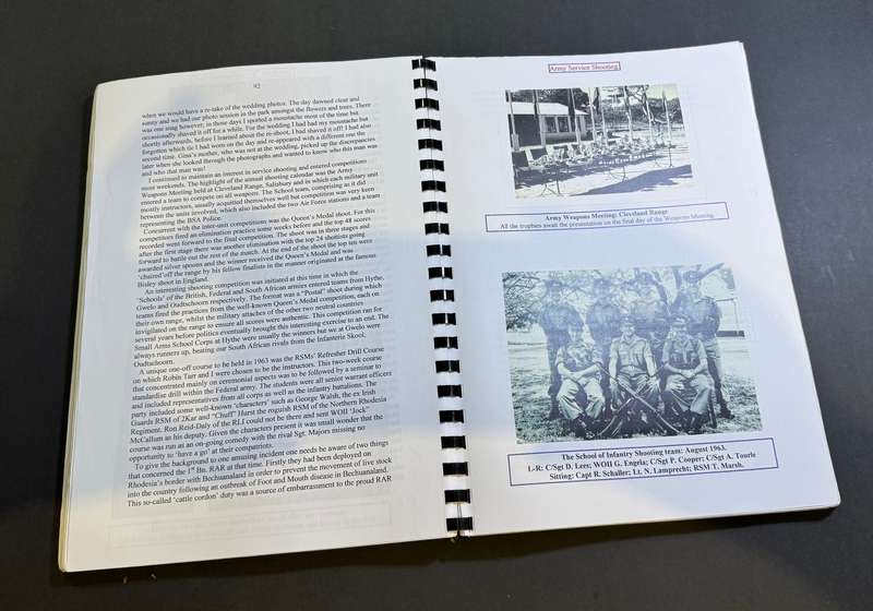 Rhodesia - A4 Size - Playing Soldiers ( Military Memories by Peter Cooper )
