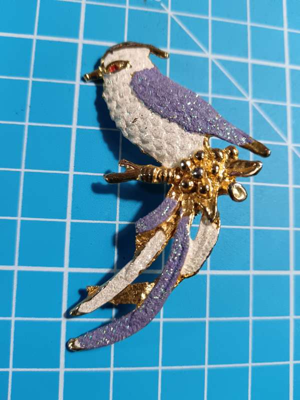 Costume Jewellery - Bird Brooch