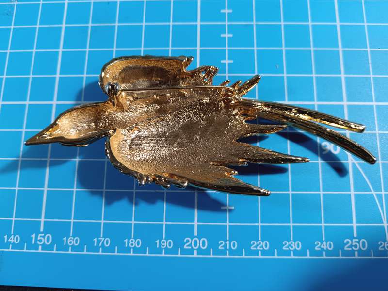 Costume Jewellery - bird brooch