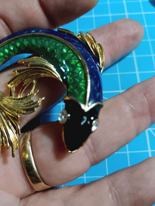 Costume Jewellery - fish brooch