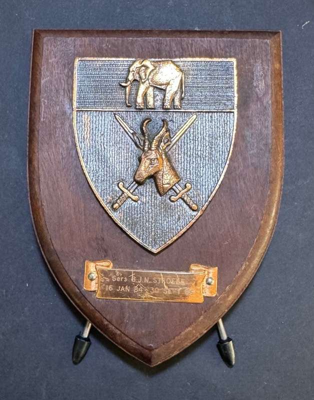 SADF - EP Command HQ Commemorative Plaque