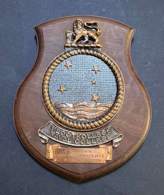 SADF - Navy Commemorative Plaque