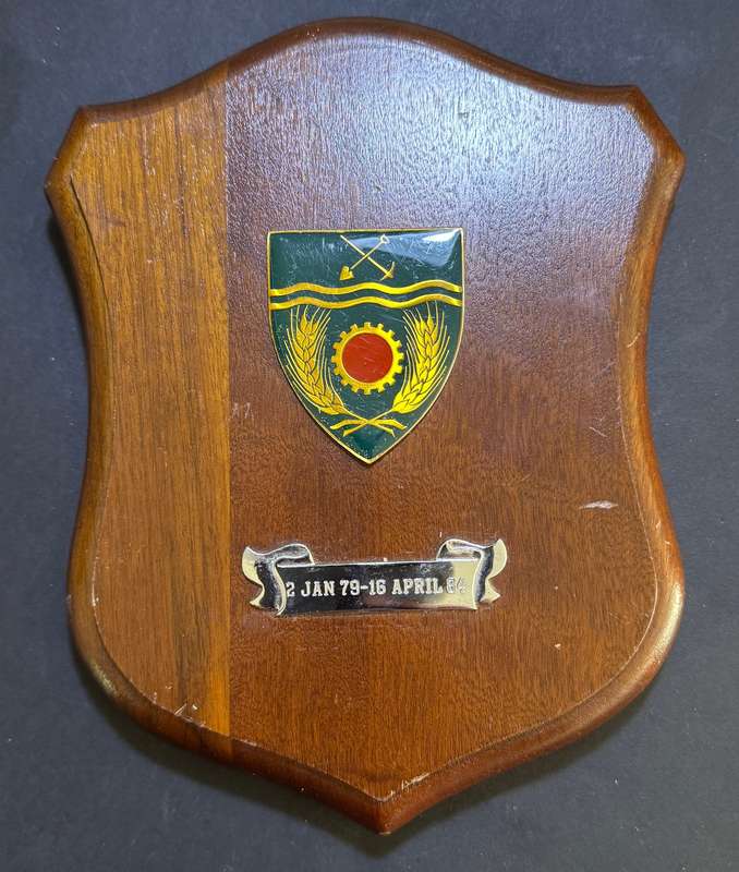 SADF - North West Maintenance Commemorative Plaque
