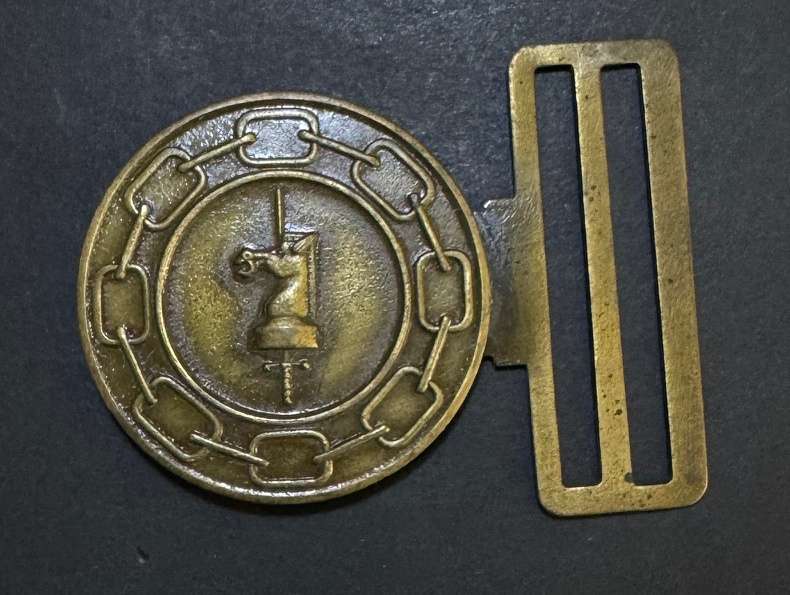SADF - Army Battle School Belt Buckle ( Incomplete )