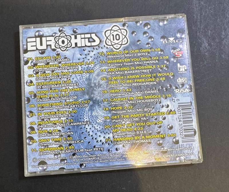 Eurohits 10 CD
