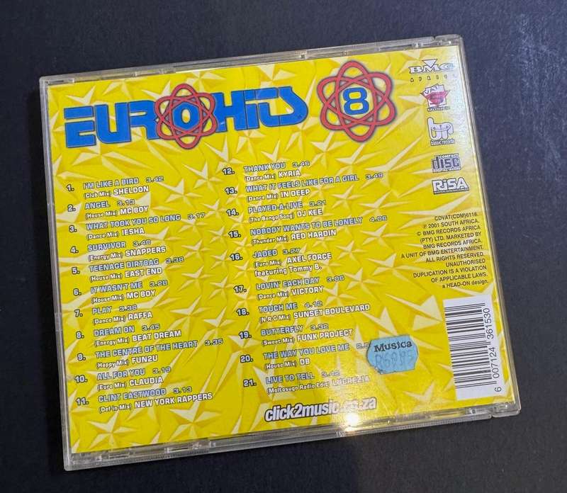 Eurohits 8 CD