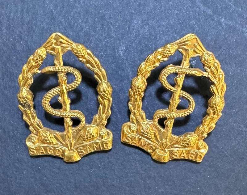 SADF - Medical Corps Collar Badges