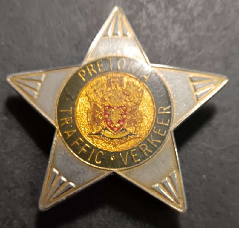 South African Traffic Police Cap Badge