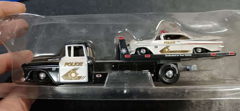 Police Truck and Trailer Model