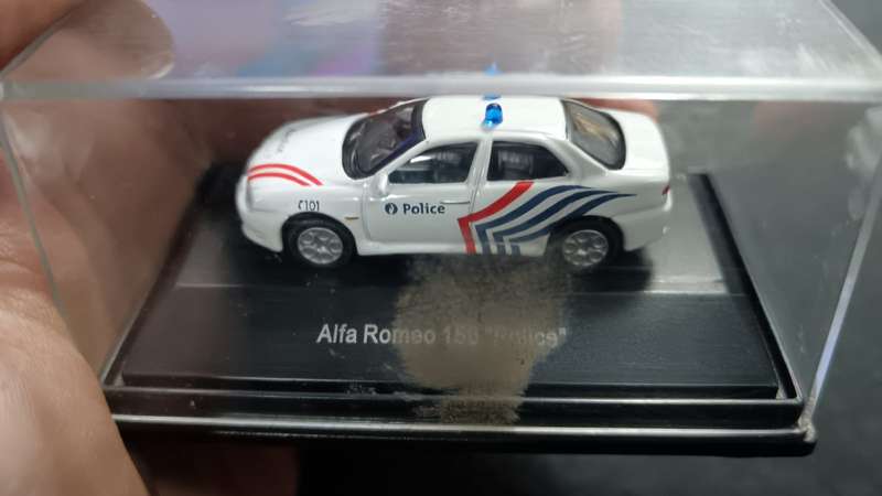 Alfa Romeo Model in Display Case