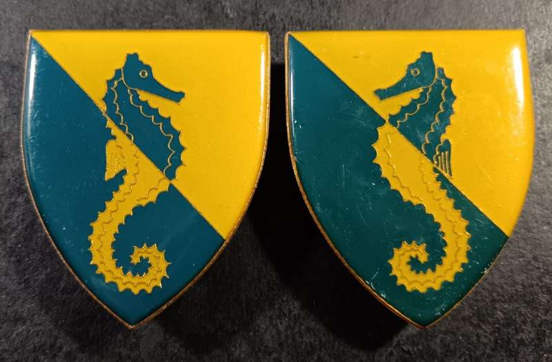 SADF - Durban North Commando Shoulder Flash Pair