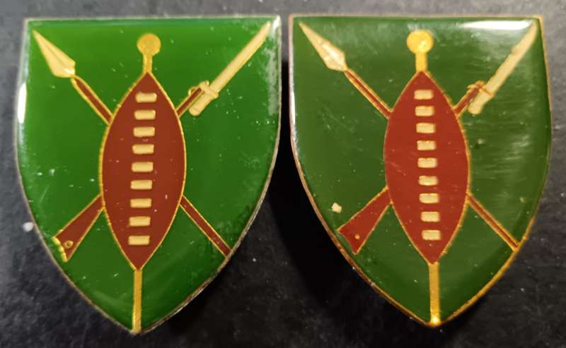 SADF - Transkei Defence Force Shoulder Flash Pair