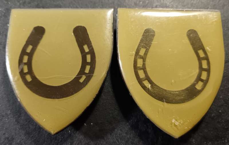 SADF - Transkei Defence Force Mouned Battalion Shoulder Flash Pair