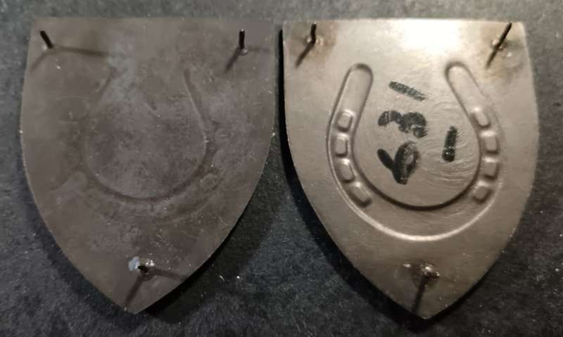 SADF - Transkei Defence Force Mouned Battalion Shoulder Flash Pair