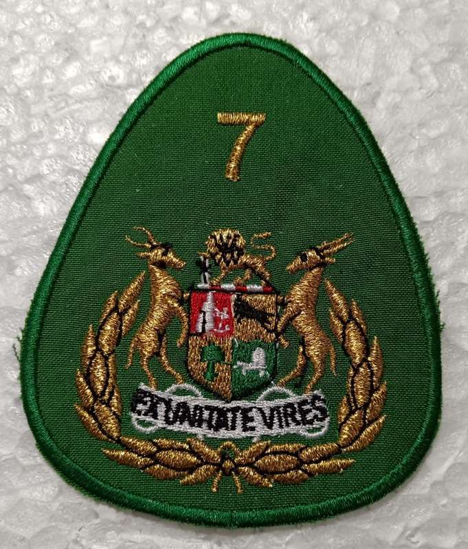 SADF - 7 Division Sergeant Major Rank Badge