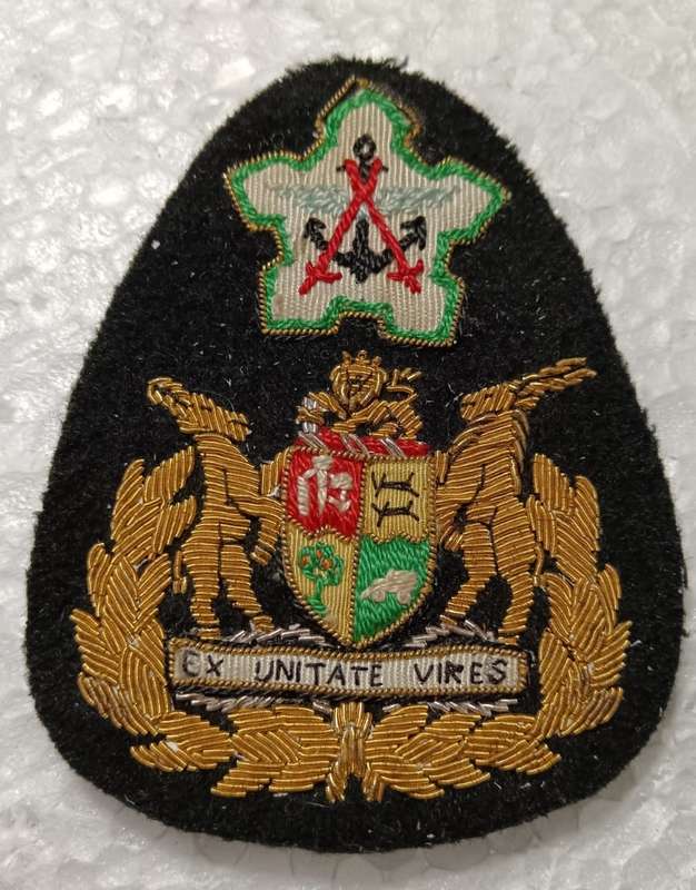 SADF - Warrant Officer of the SADF Rank Badge ( Bullion Wire )