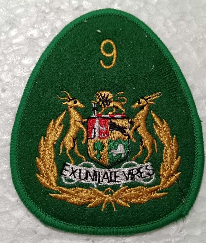 SADF - 9 Division Sergeant Major Rank Badge