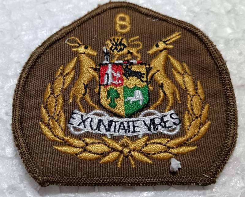 SADF - 8 Division Sergeant Major Rank Badge