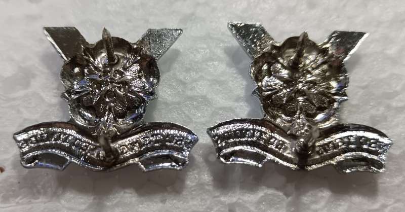 SADF - Regiment Springs ( Latter Issue ) Collars