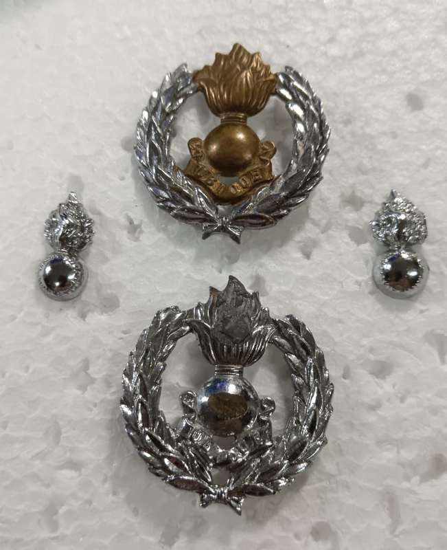 SADF - Engineers Cap Badges and Collars