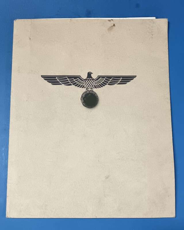 Unknown German Folder with Documents
