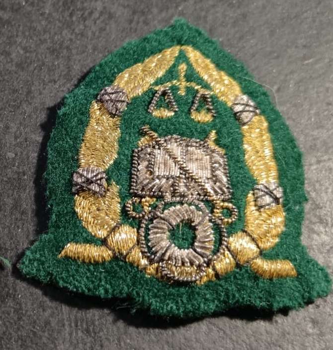 South African Correctional/Prison Cap Badge ( Bullion Wire )
