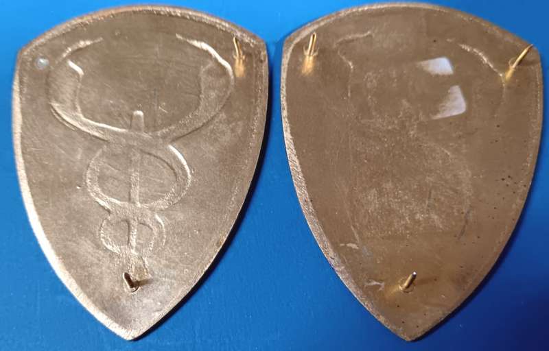 SADF - 2 Military Hospital Shoulder Flash Pair